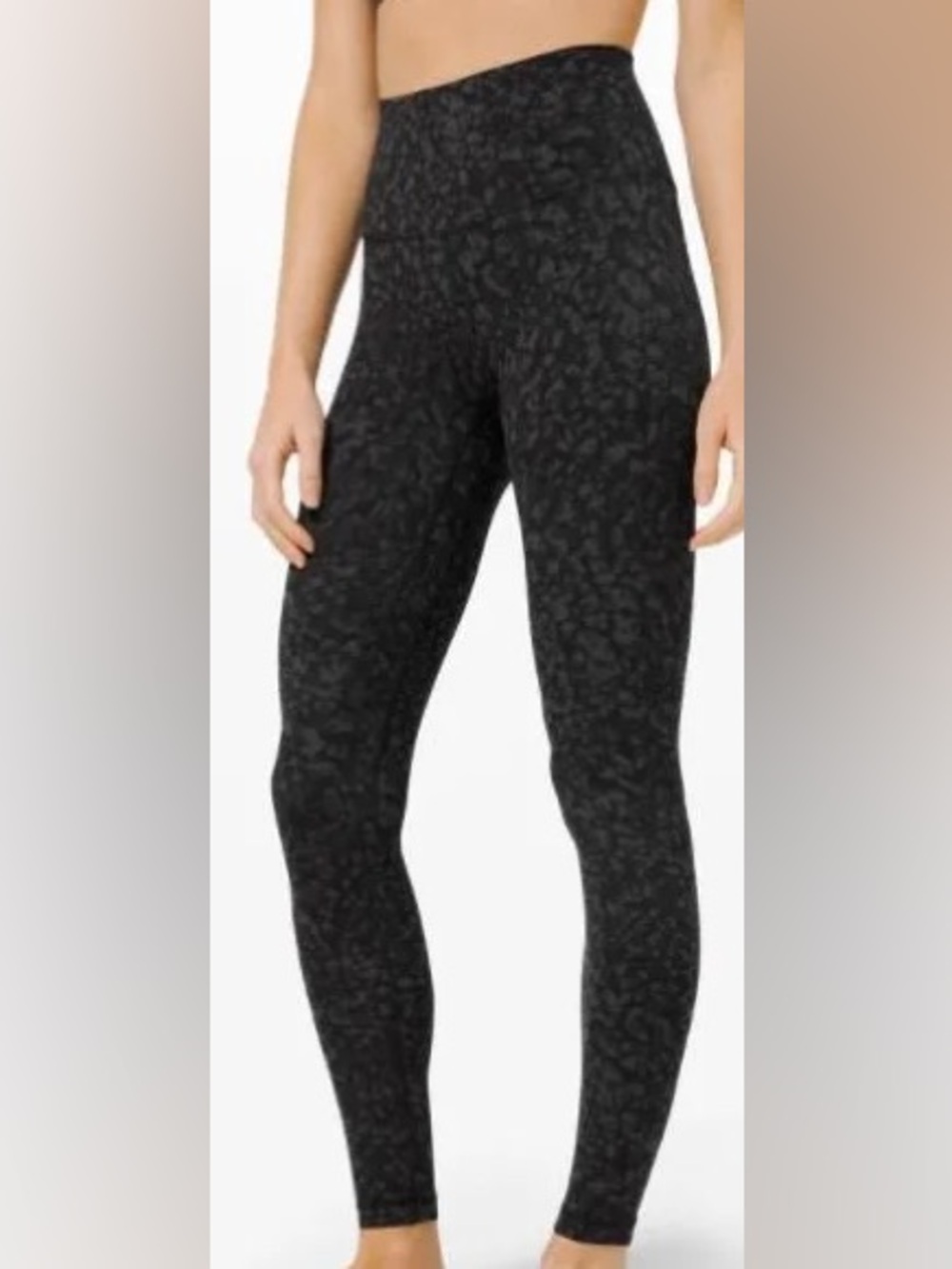 Lululemon Align Leggings - Black Leopard